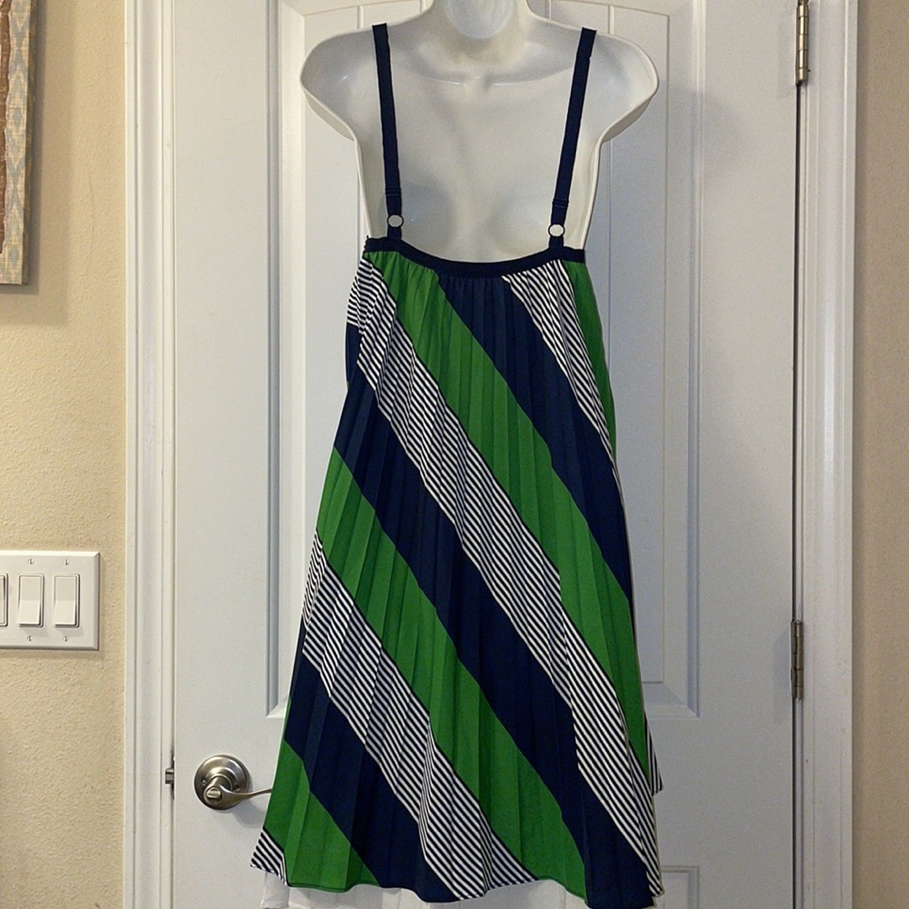 Thakoon for Target striped, pleated, summer dress size 13 - Picture 5 of 6